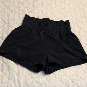 Elegant Black High-Waist Women's Shorts
